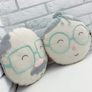 Poducha Dziadek Turkusowe Okulary