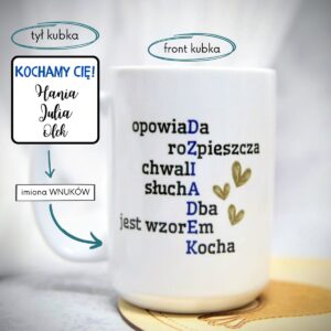 Kubek MAXI Dziadek Personalizowany Kubek dla Dziadka