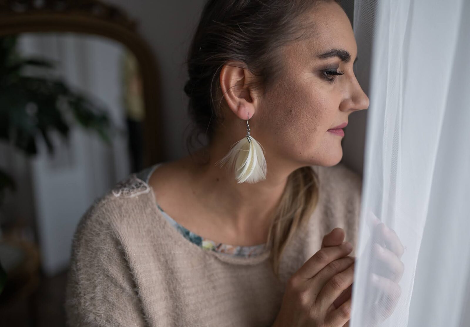 lekkie kolczyki piórka lekkie kolczyki piórka