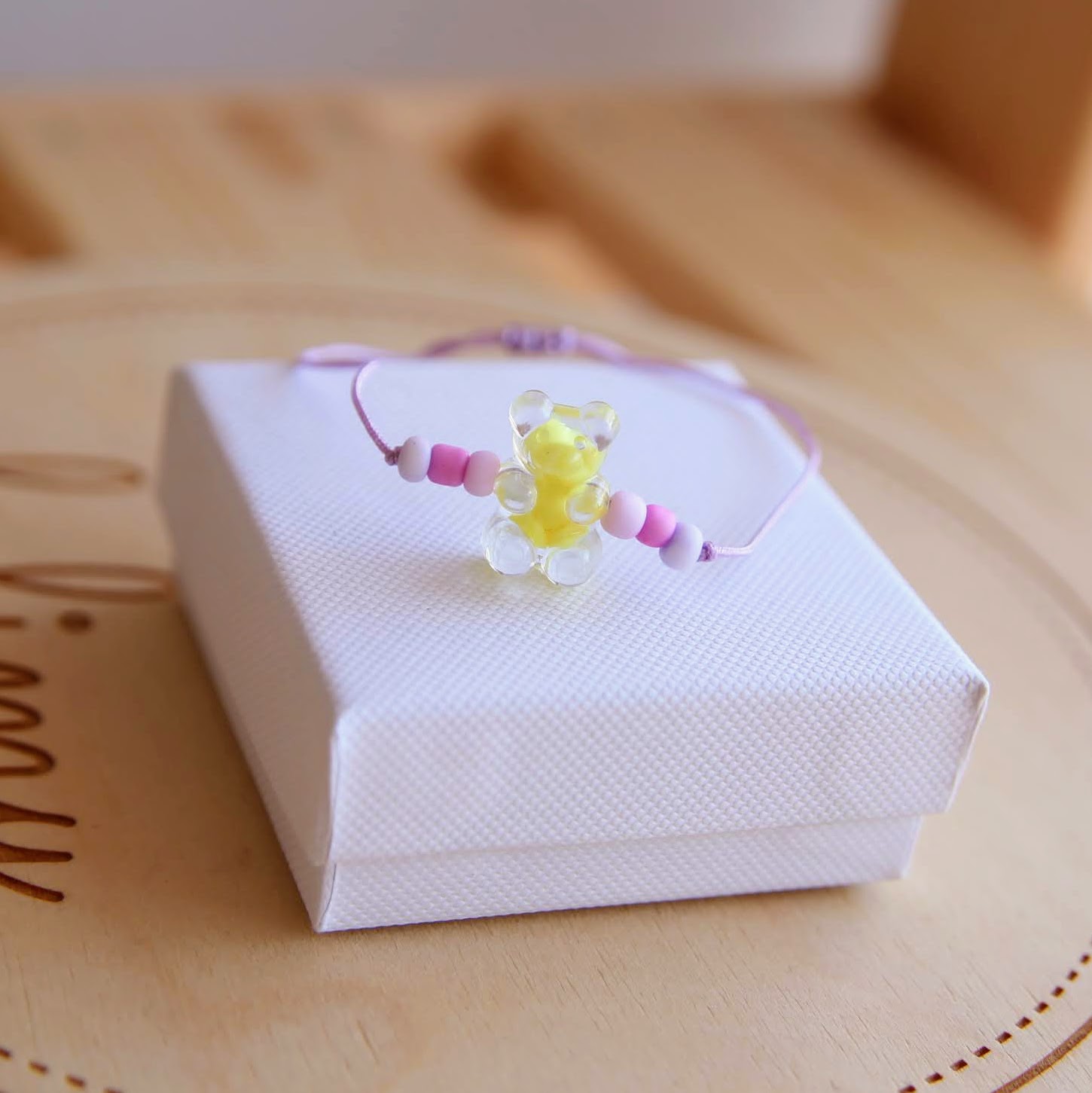 bransoletka z misiem