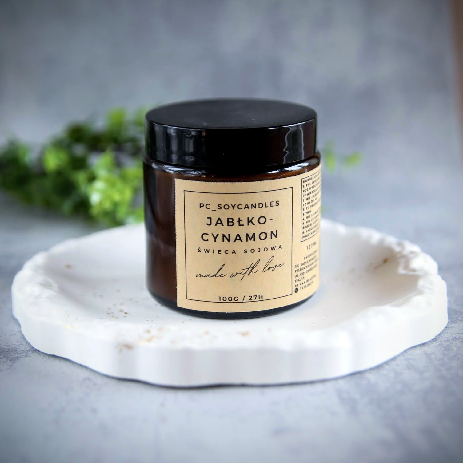 świeca sojowa