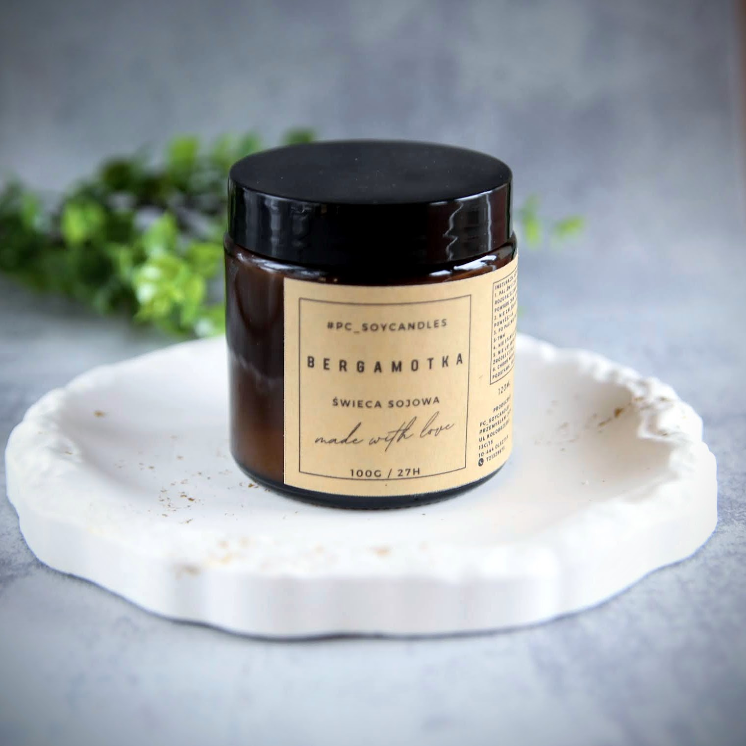 świeca sojowa