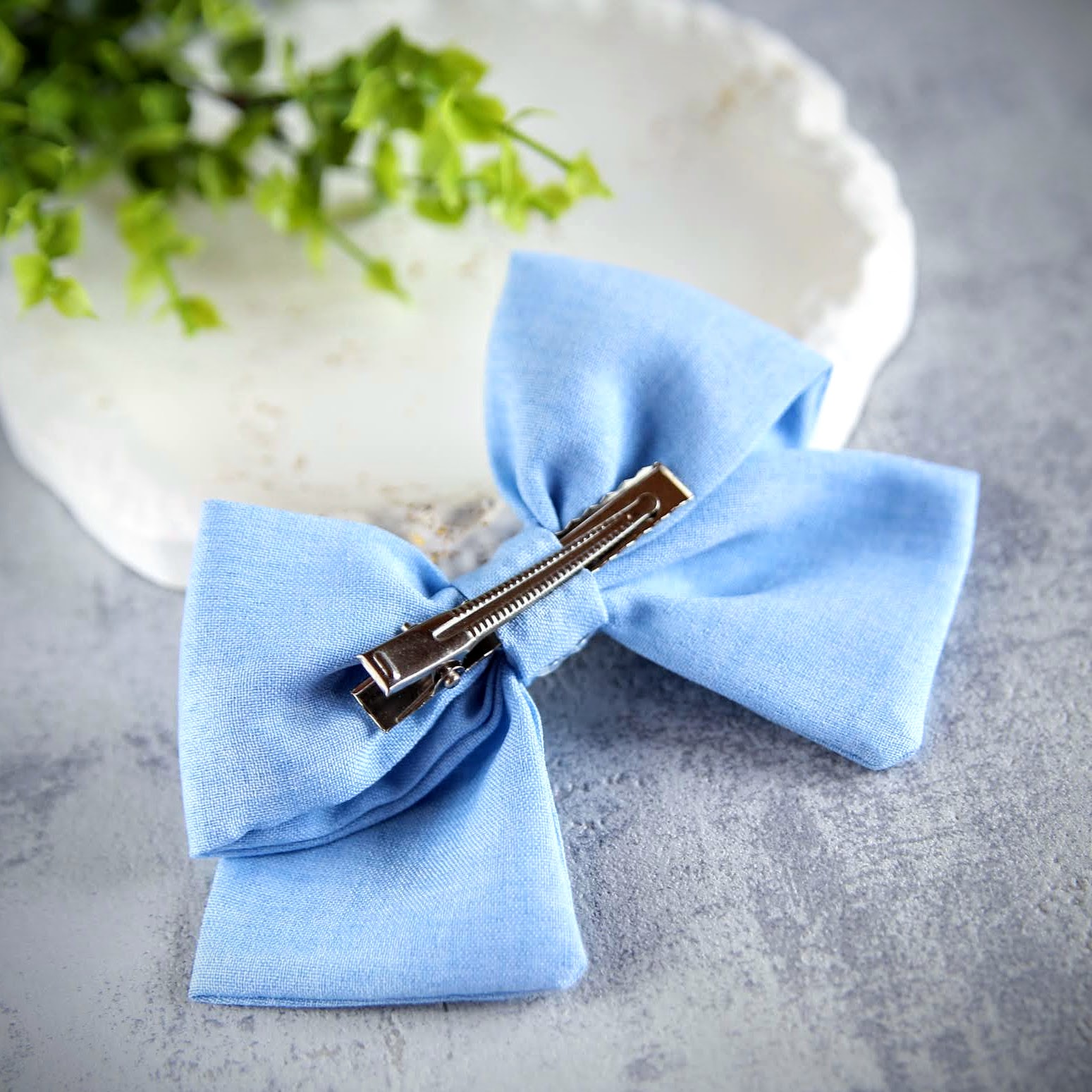 kokardka spinka haftowana