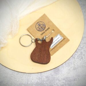 drewniany brelok