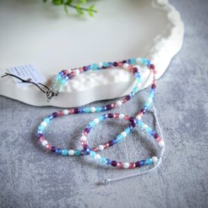 naszyjnik i bransoletka z koralików