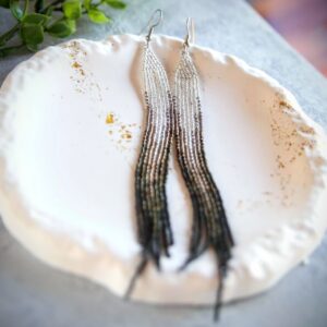 kolczyki z koralików