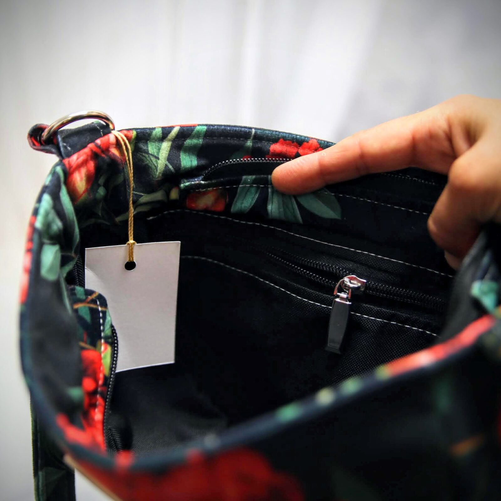 torebka moon w kwiaty