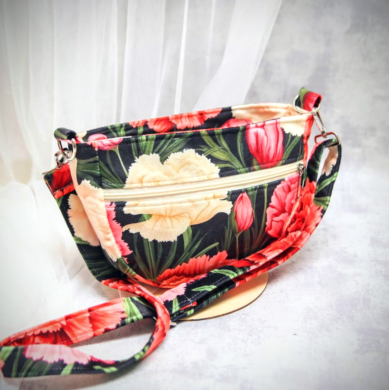 torebka moon w kwiaty