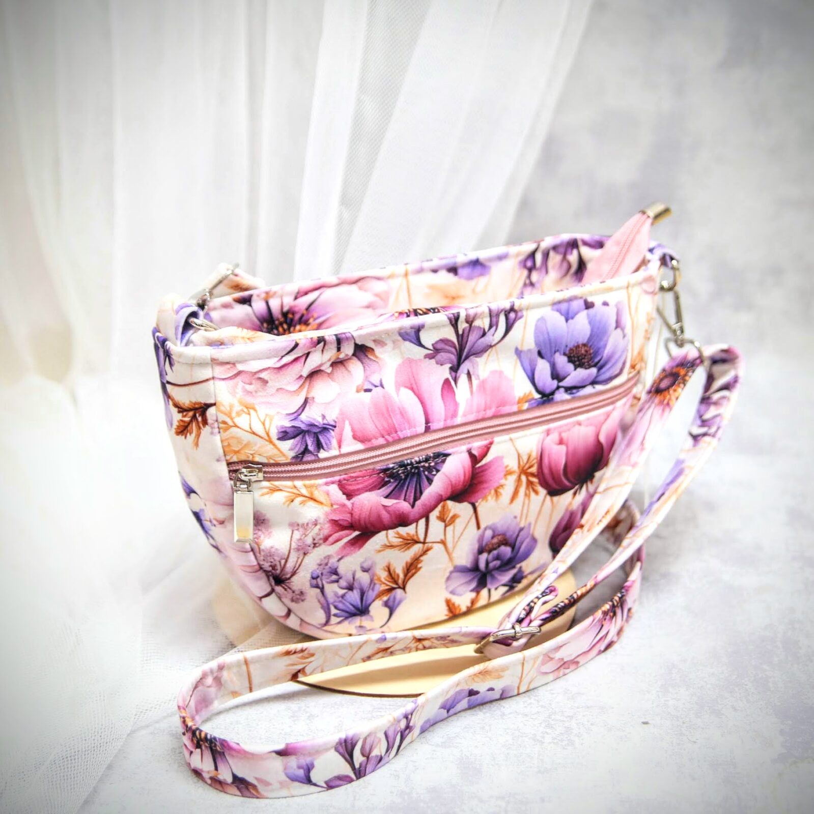 torebka moon w kwiaty