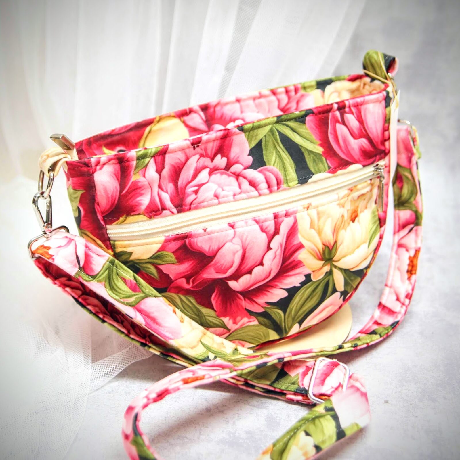 torebka moon w kwiaty