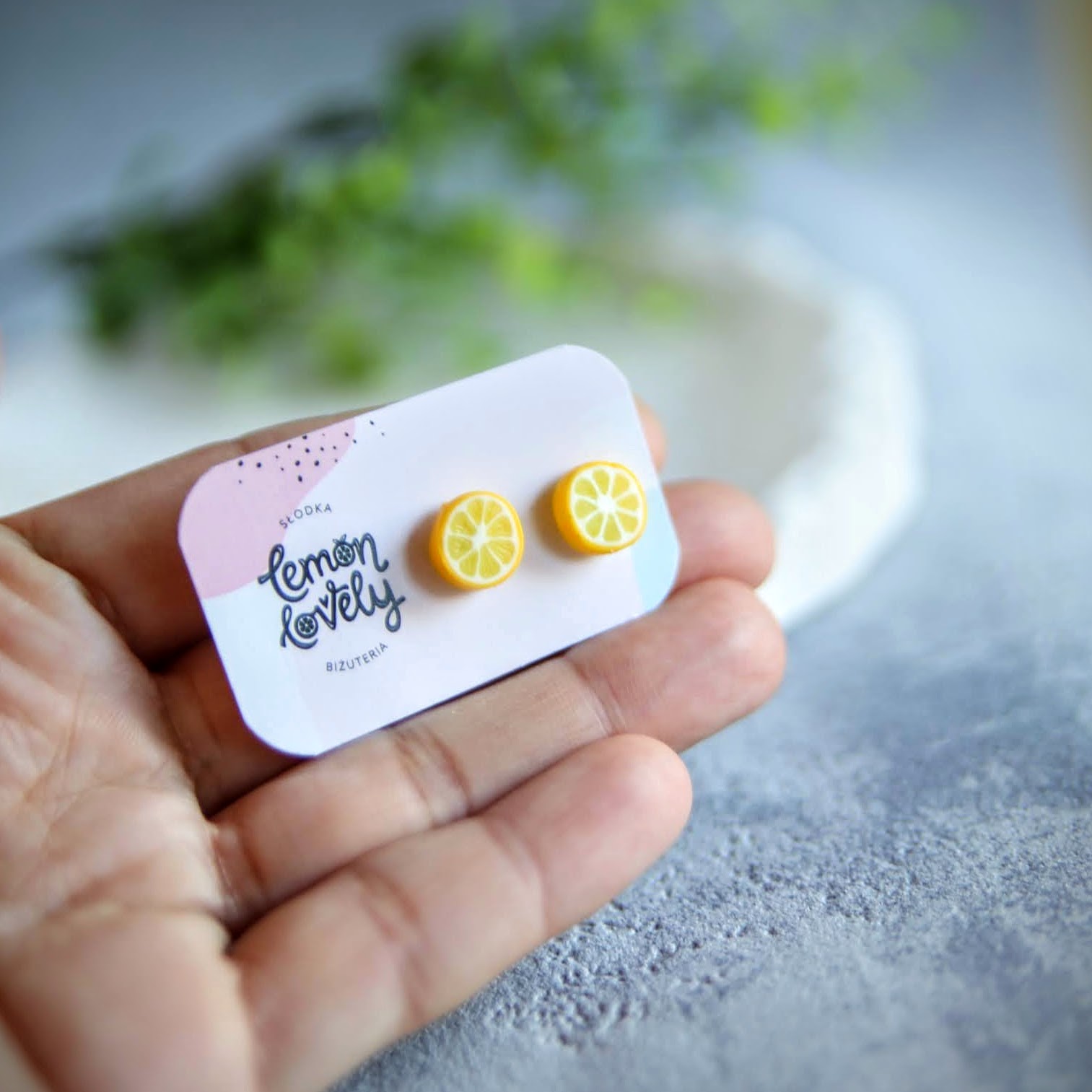 kolczyki lemon lovely