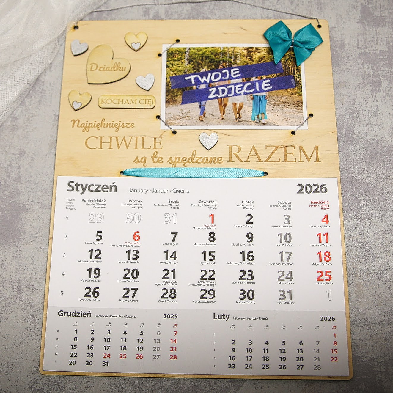 Kalendarz dla Dziadka