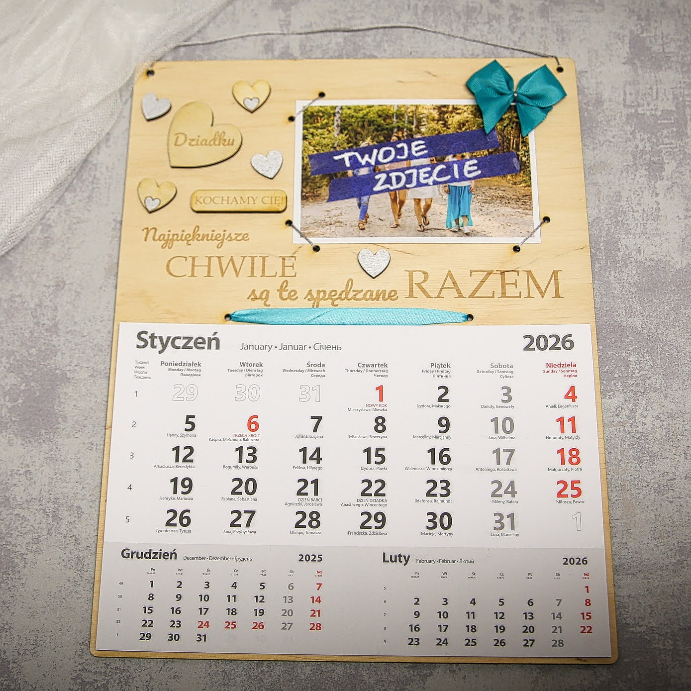 Kalendarz dla Dziadka