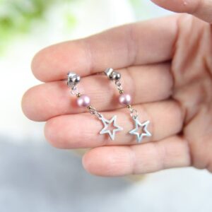 kolczyki z perełką