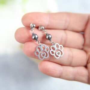 kolczyki z perełką