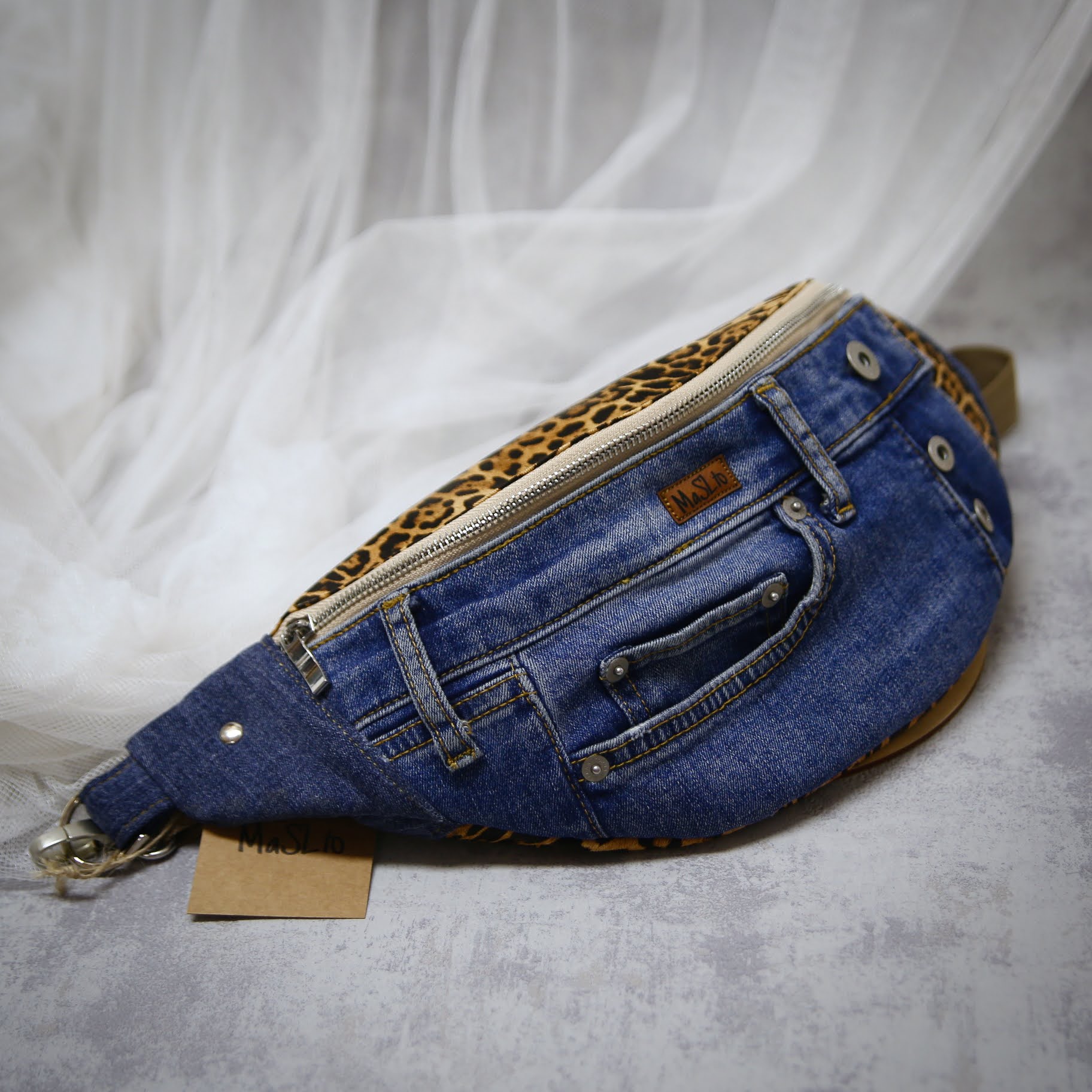 Nerka Upcycled z Jeansu – Cętki