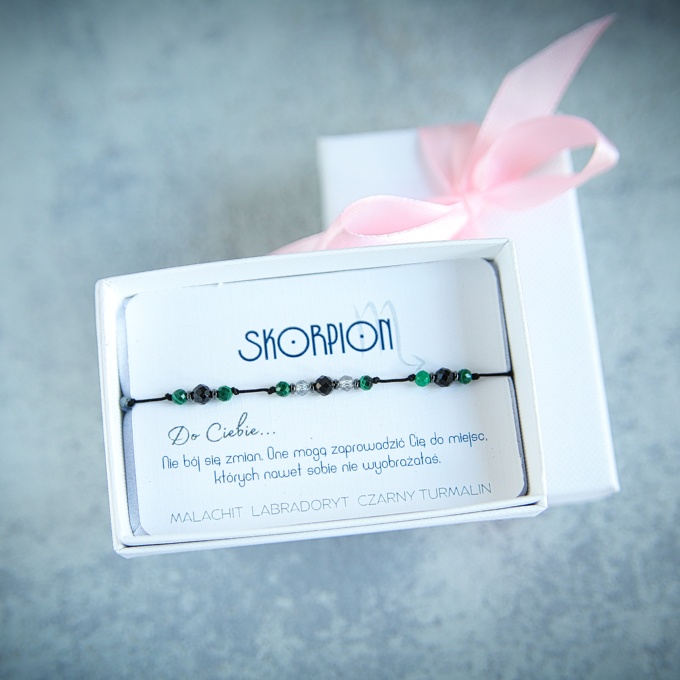 Znak Zodiaku SKORPION Bransoletka