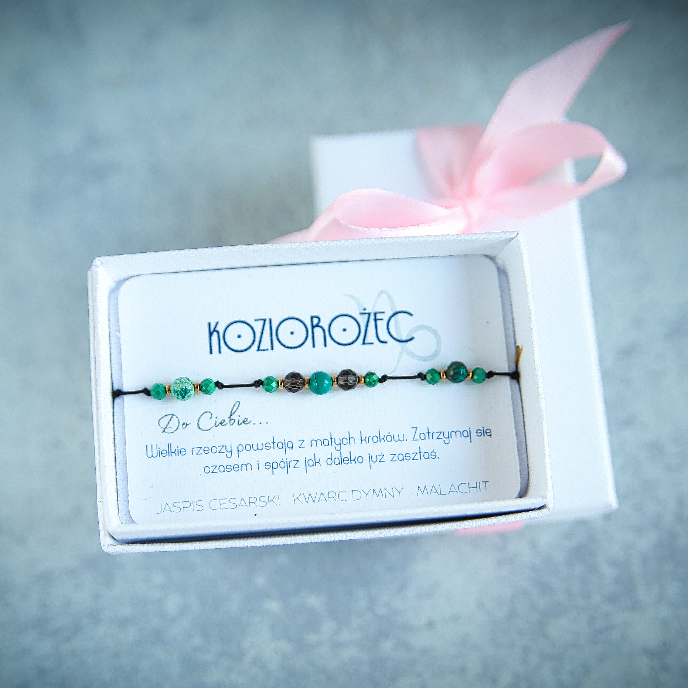 Znak Zodiaku KOZIOROŻEC Bransoletka